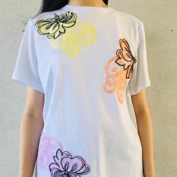 MSGM Embroidered T-Shirt